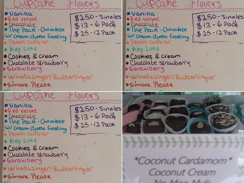 The Cupcake Doctor Menu