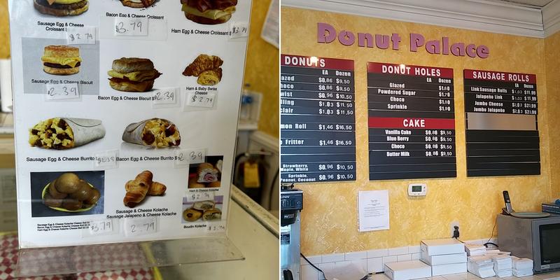 Daylight Donuts Menu