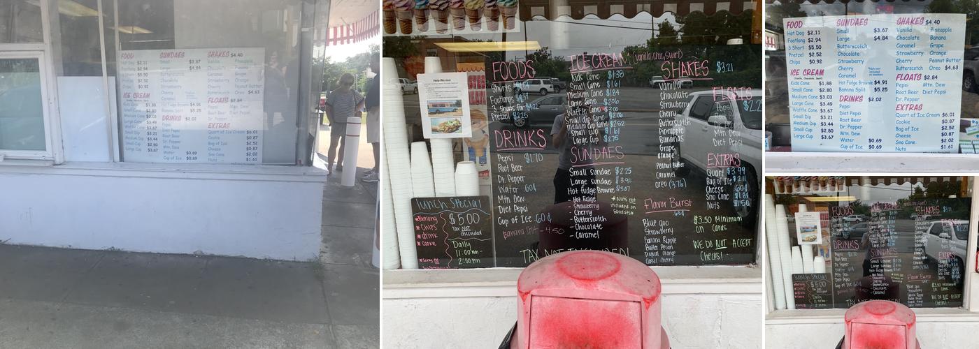 Kreme Delite Menu
