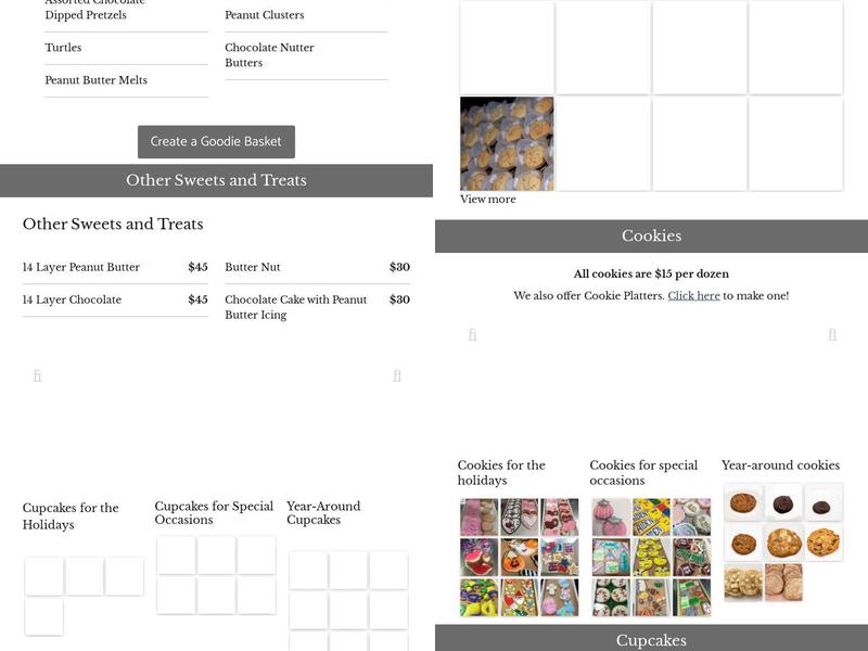 Sweet & Sassy Menu