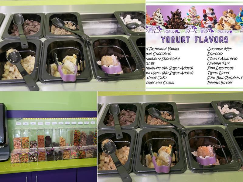 Yogurt Mountain Menu