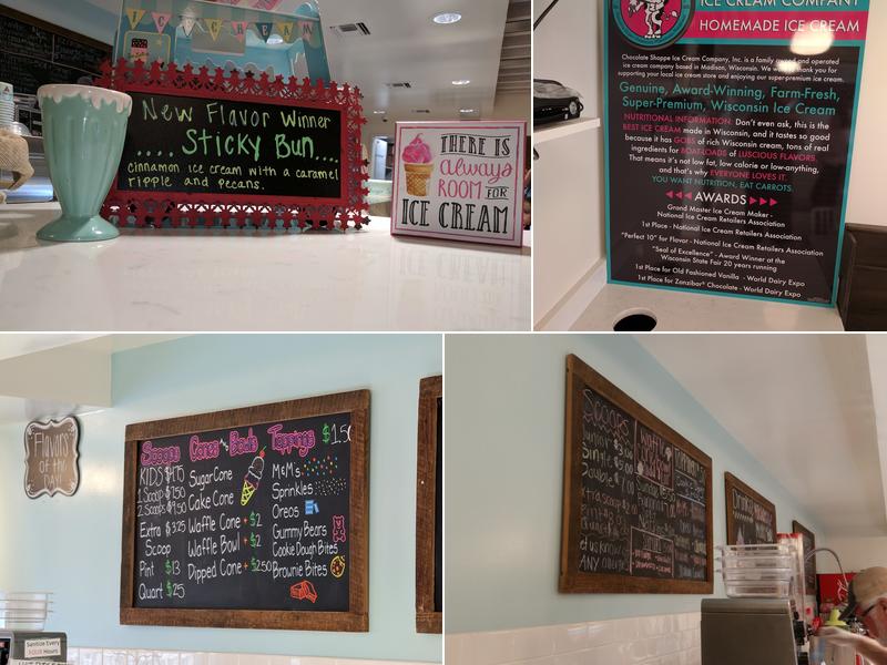 Bluff Park Ice Cream Shoppe Menu