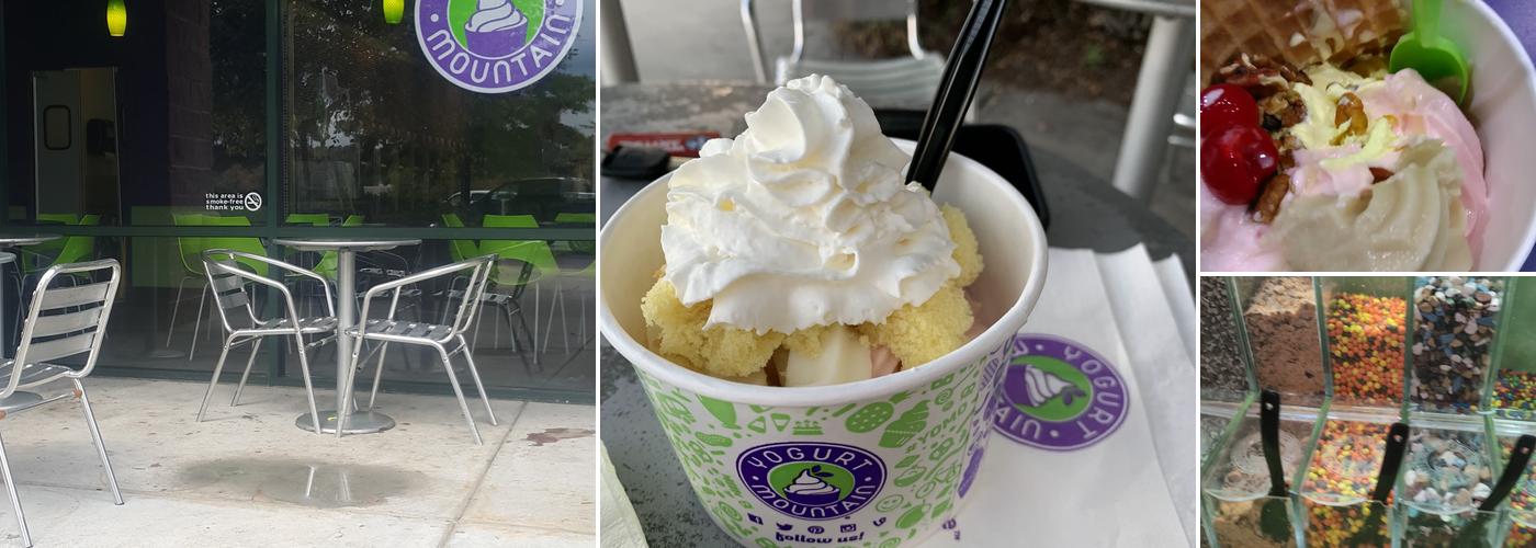 Yogurt Mountain Menu