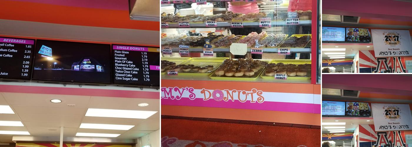 Amy's Donuts Menu