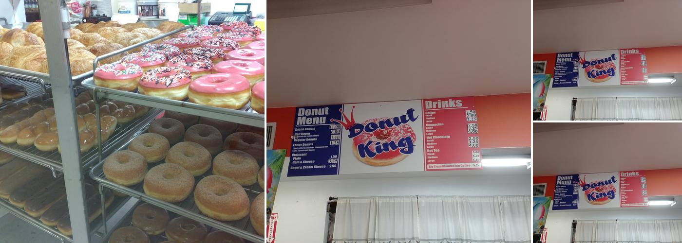 Donut King Menu
