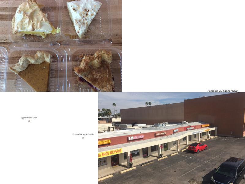 Pie Snob Arcadia Menu