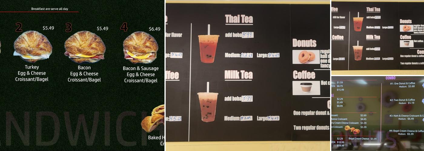 GOOD DONUTS Menu