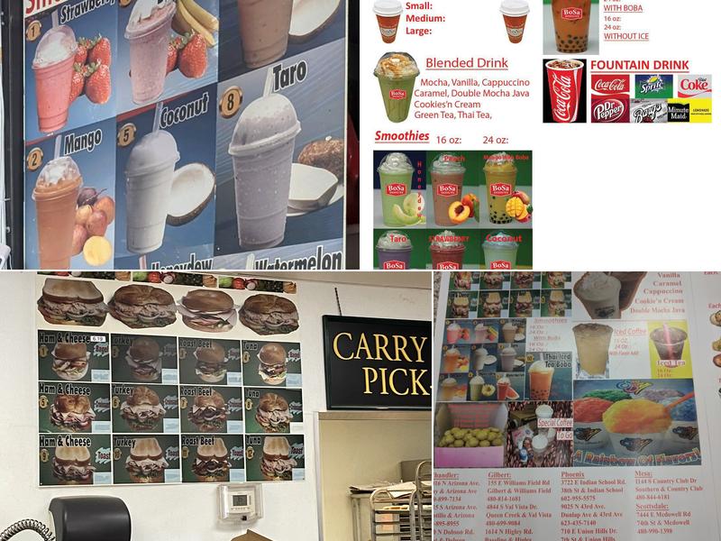 Bosa Donuts Menu