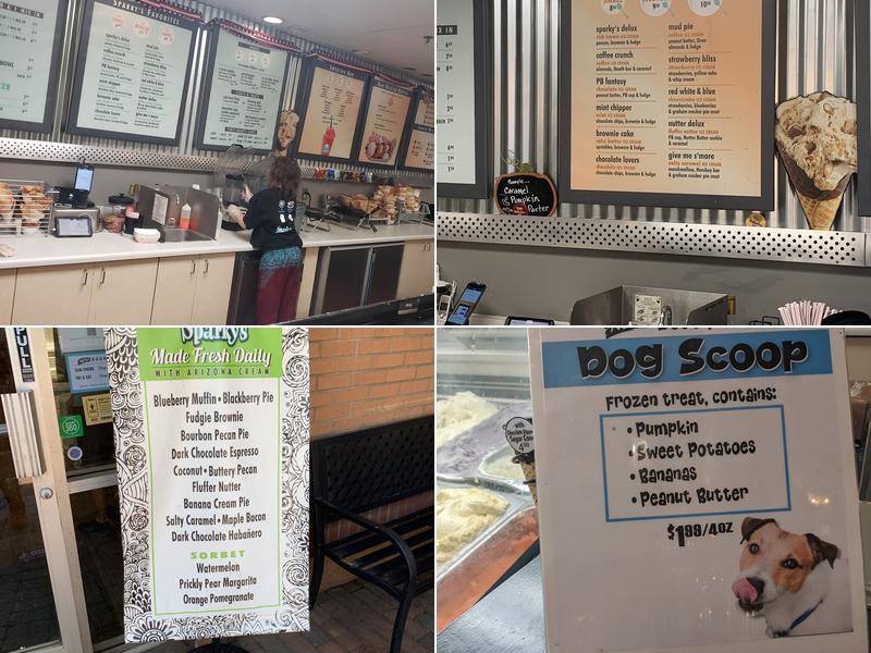 Sparky's Old Town Creamery Menu