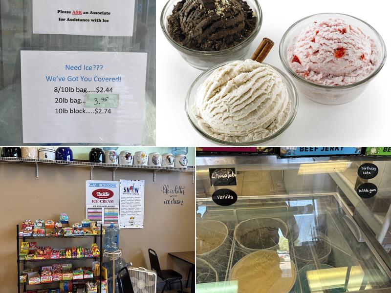 A&L Water and Ice Cream Menu