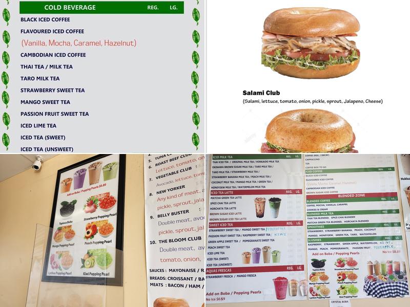 Blooming Donuts Menu