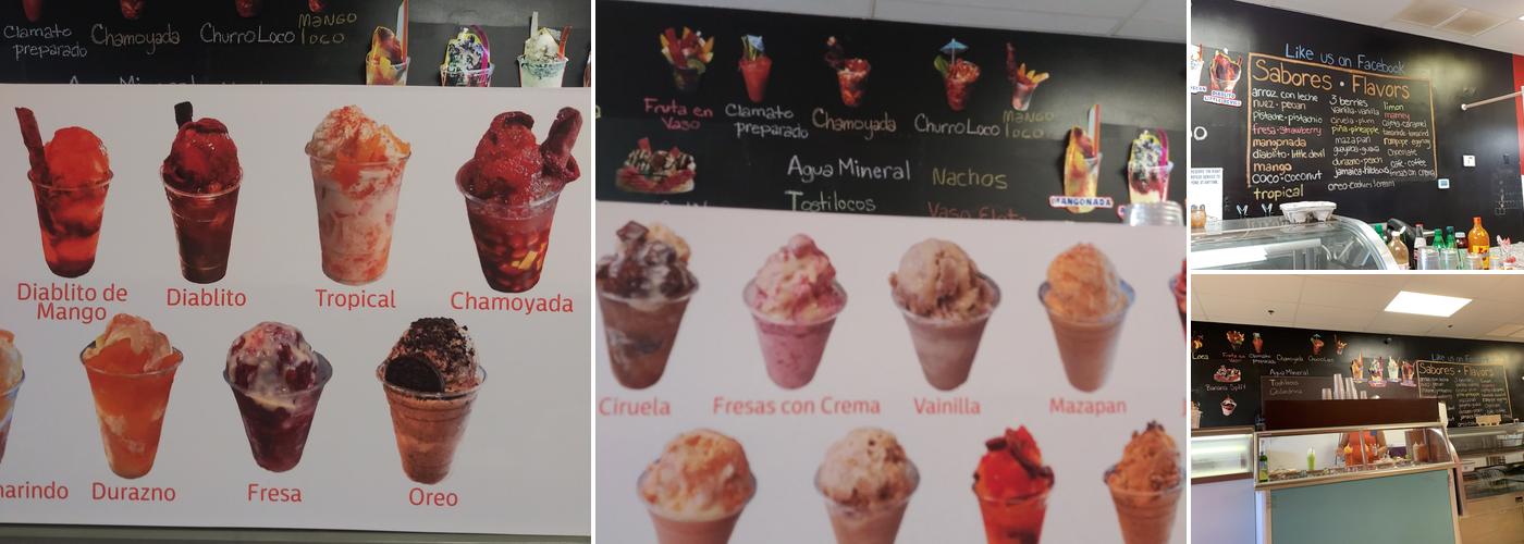 Raspados Naturales Neza Menu