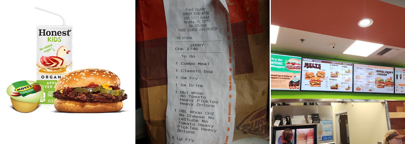Burger King Menu