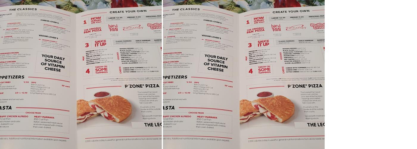 Pizza Hut Menu