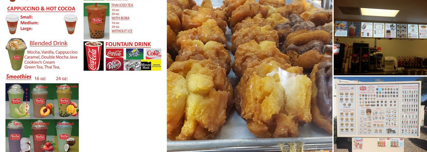 Bosa Donuts Menu