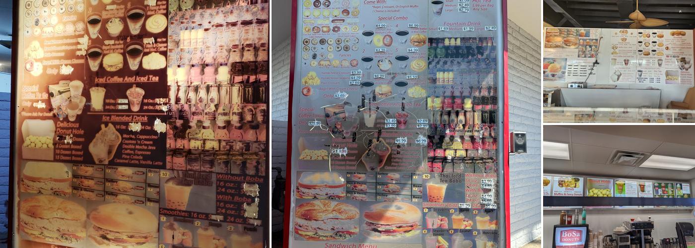 BoSa Donuts Menu