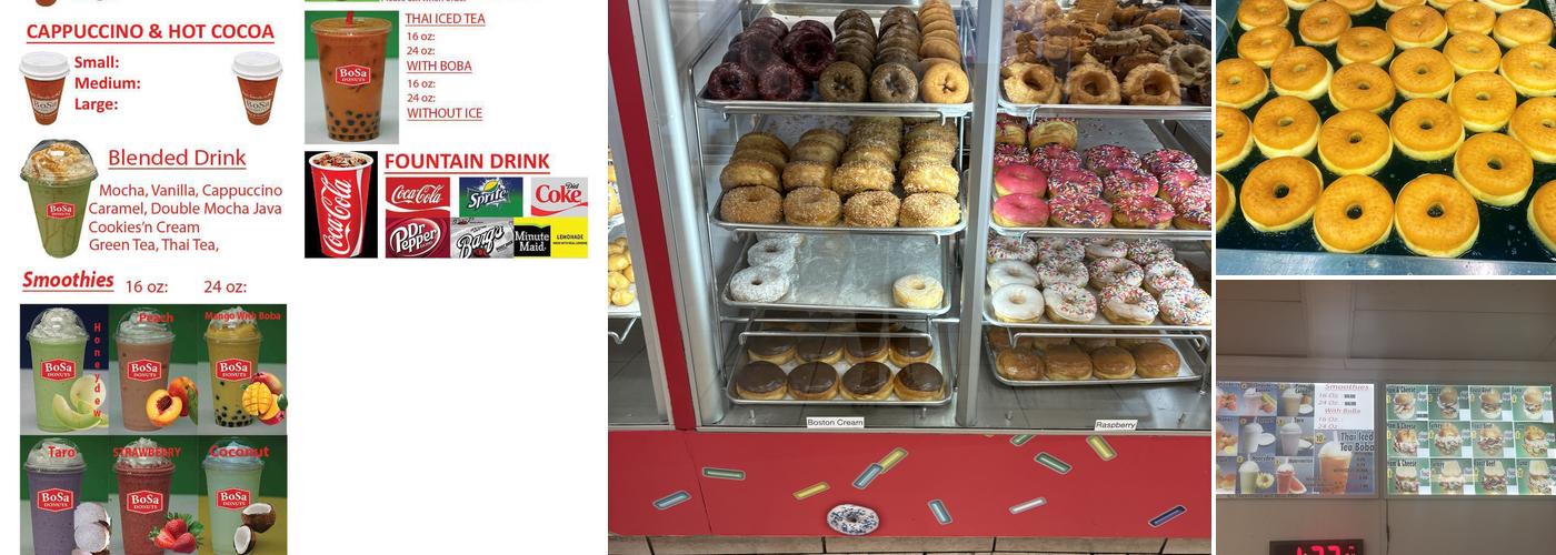 Bosa Donuts Menu