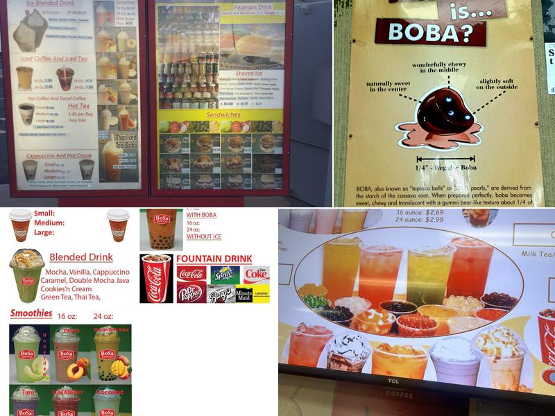 Bosa Donuts Menu