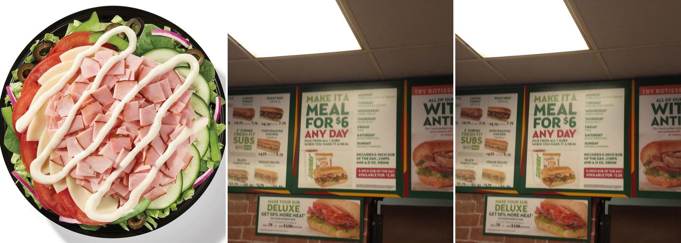 Subway Menu