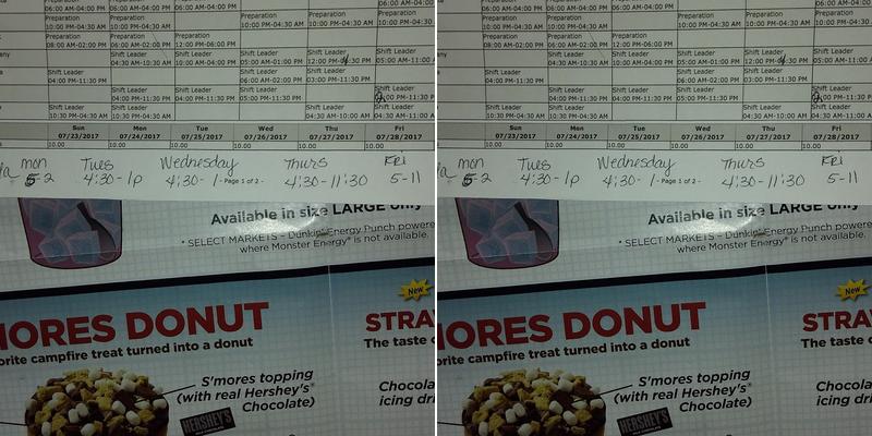 Dunkin' Menu