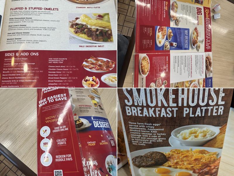 Huddle House Menu