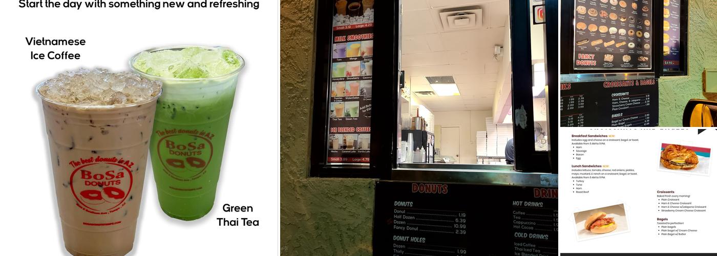 Bosa Donuts Menu