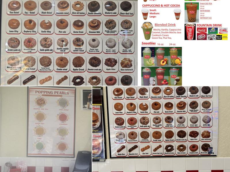 Bosa Donuts Menu