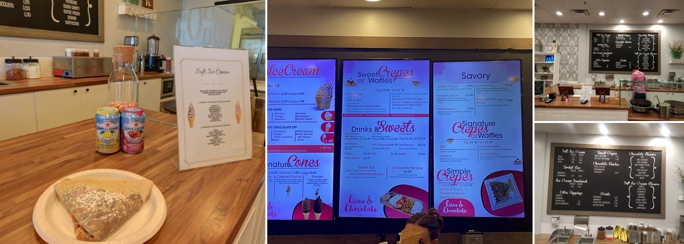 Crème & Chocolats Menu