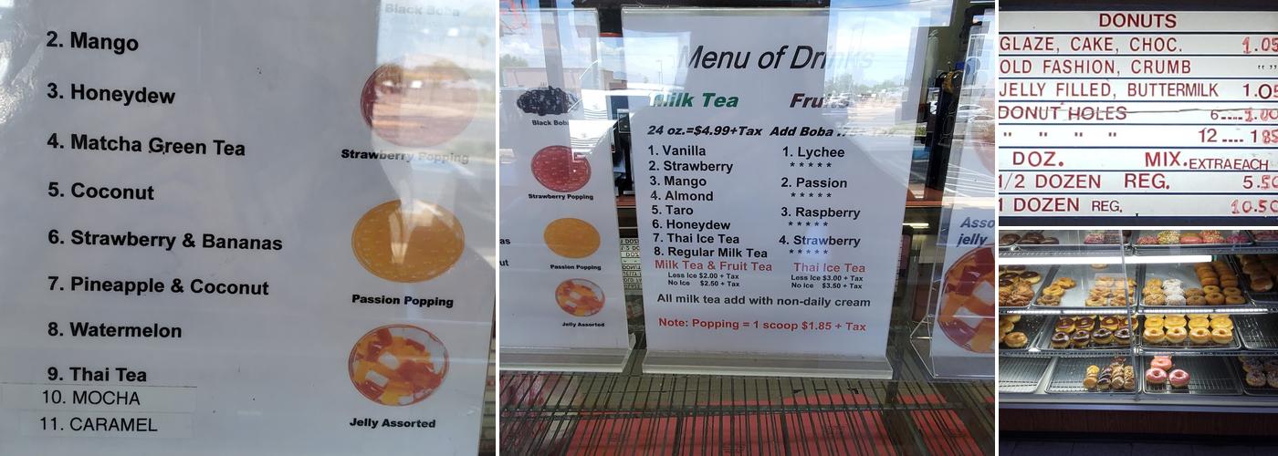 Donut Wheel Menu