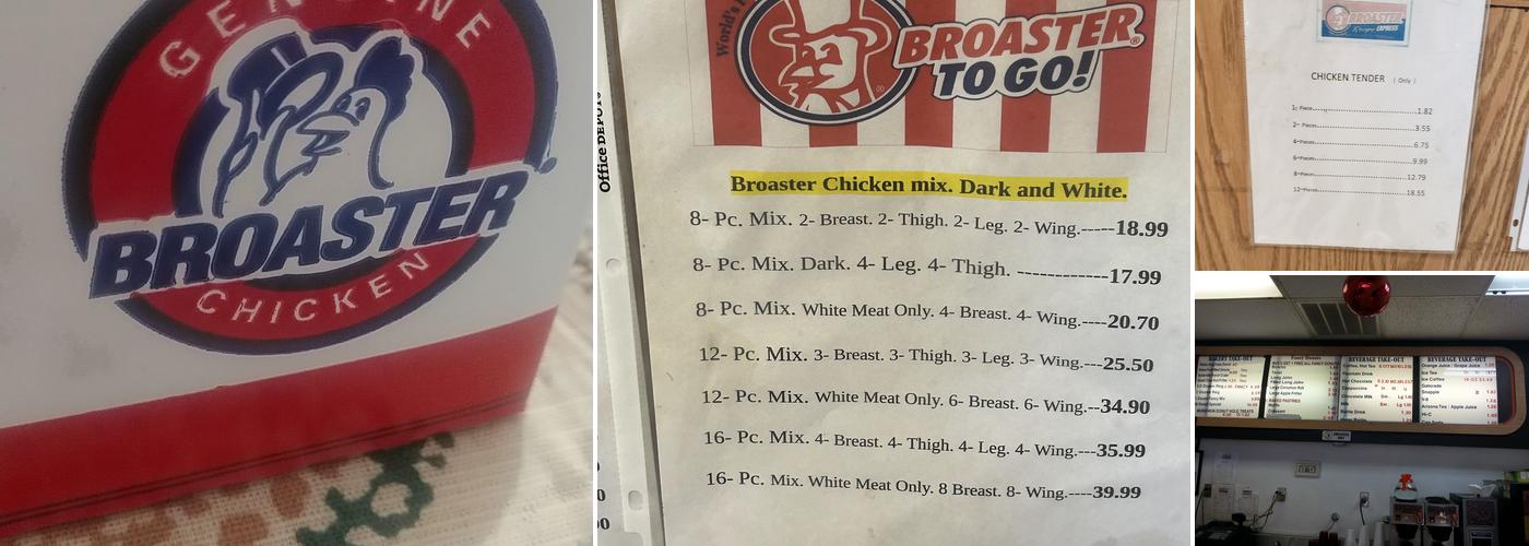 Queen Donuts and Broaster Chicken Menu