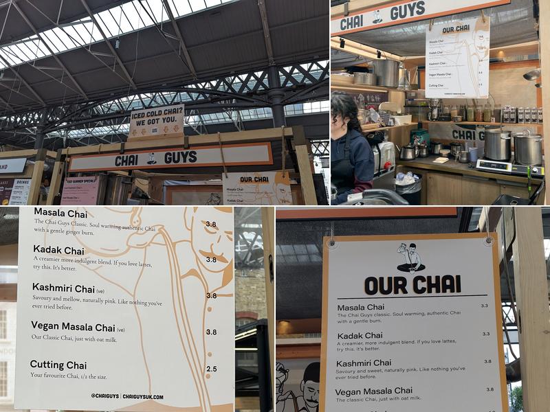 Chai Guys - Spitalfields Menu