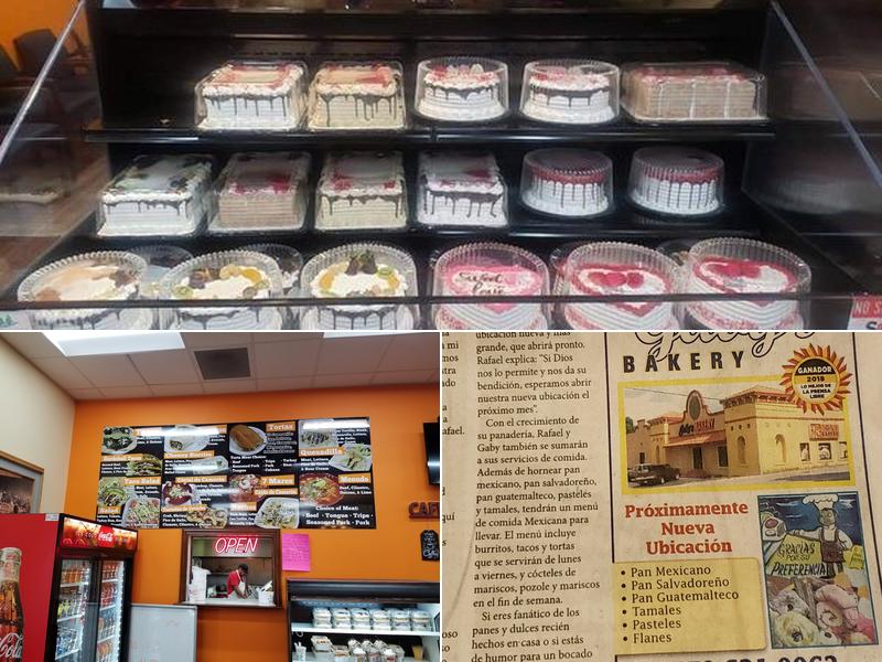 Gaby’s Bakery Menu