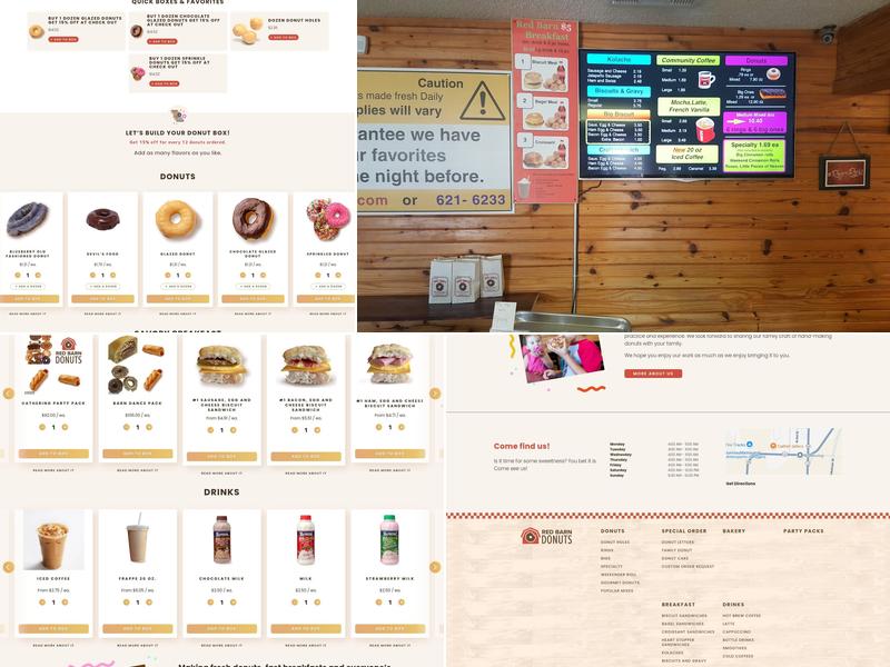 Red Barn Donuts Menu