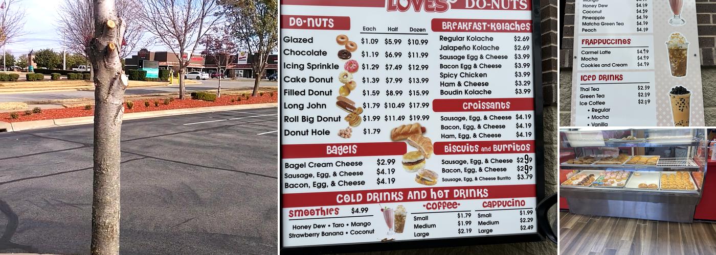 Loves Donuts Menu