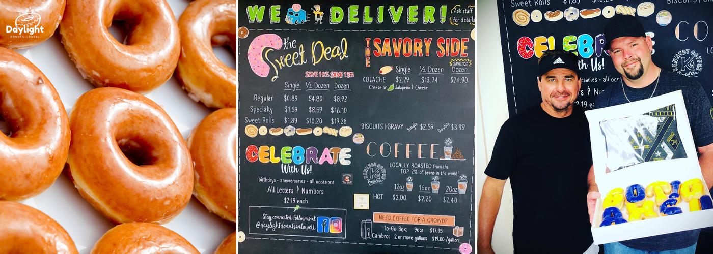 Daylight Donuts Menu