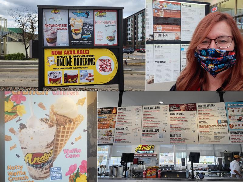 Andy's Frozen Custard Menu