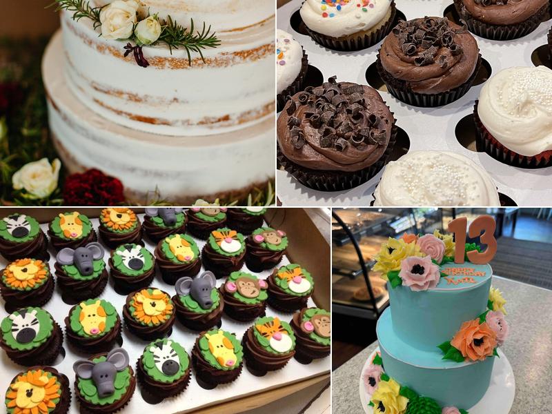 Blue Cake Honey Pies at Cantrell