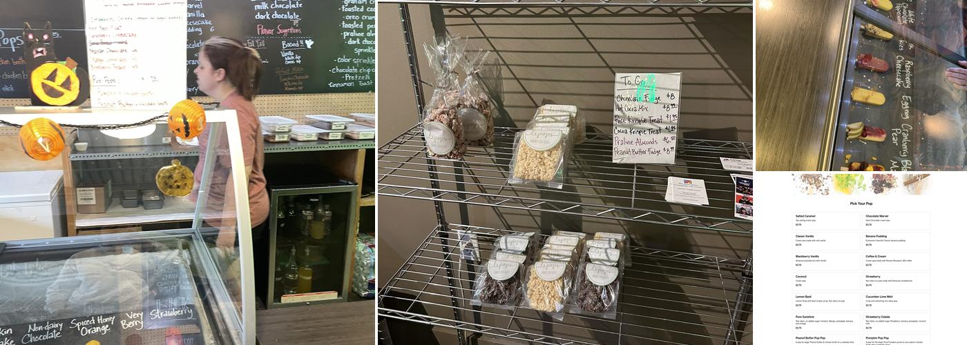 Le Pops Gourmet Ice Lollies Menu