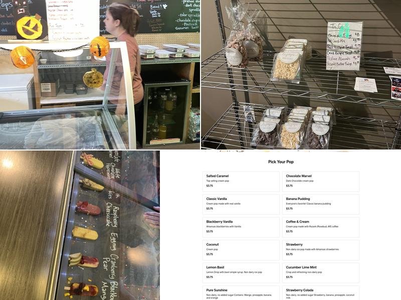 Le Pops Gourmet Ice Lollies Menu