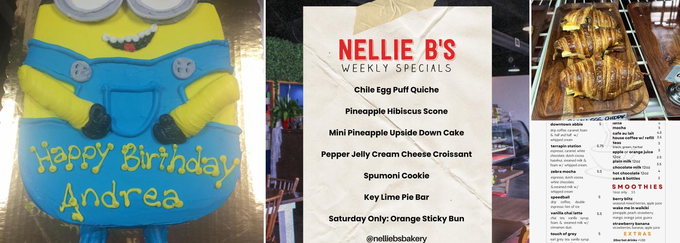 Nellie B's Bakery and Eatery Menu