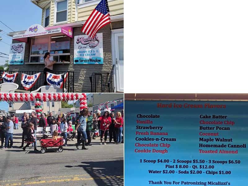 Micalizzi Italian Ice Menu