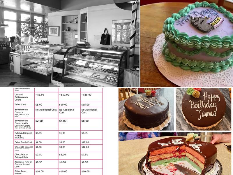 Marjolaine Pastry Shop Menu