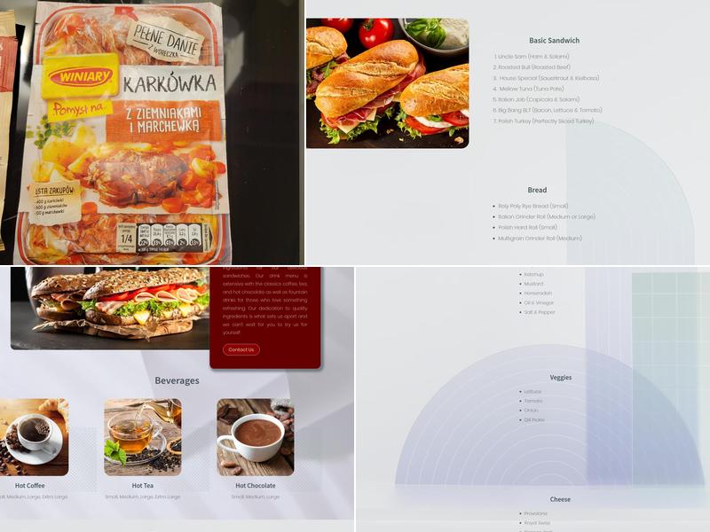 Roly Poly Bakery Menu