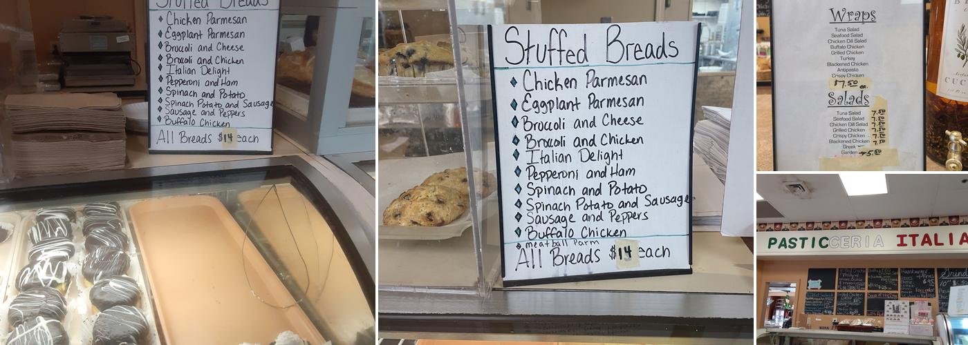 Pasticceria Italia Menu