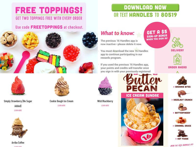 16 Handles Menu