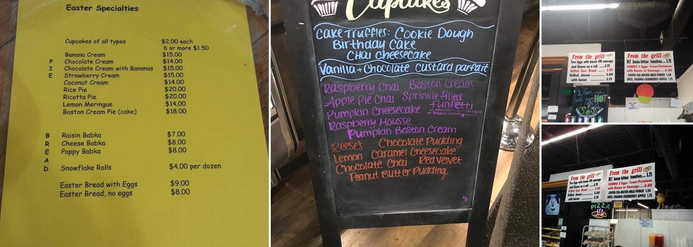 Brooklyn Baking Company Menu