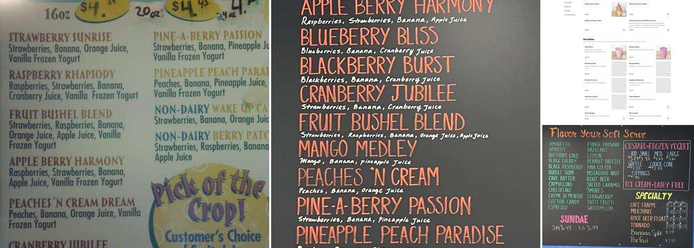 Middlebury's Best Menu