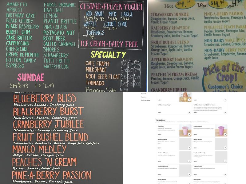 Middlebury's Best Menu