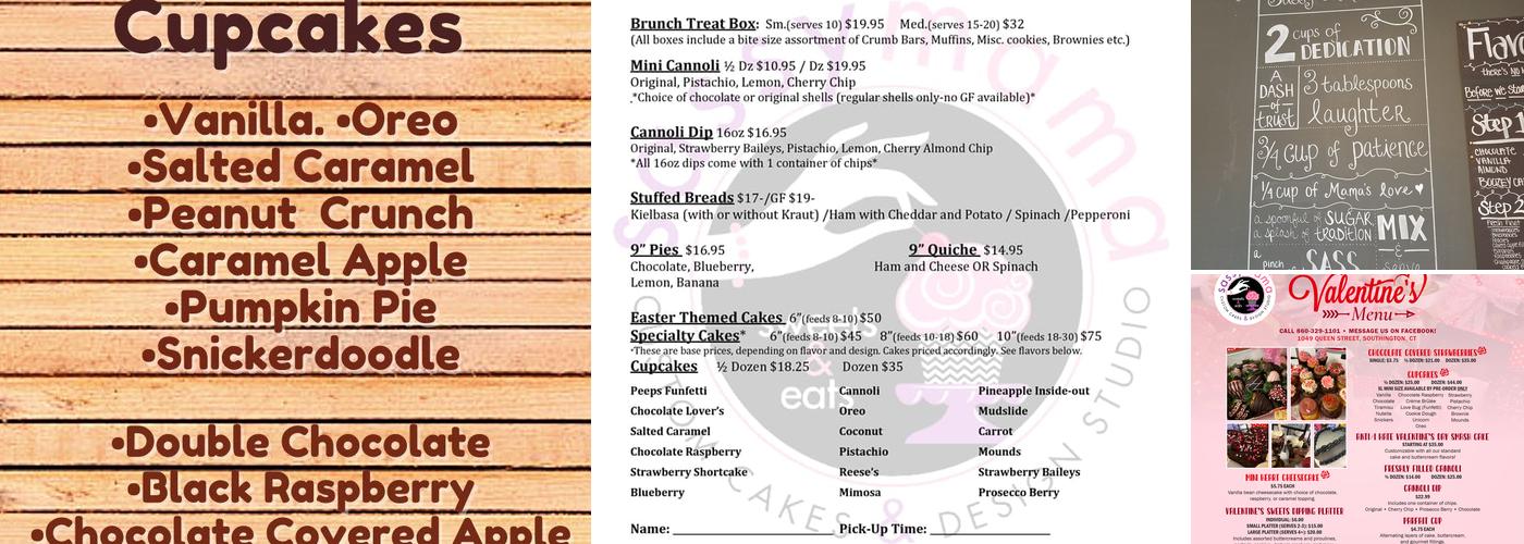 Sassy Mama Sweets Menu