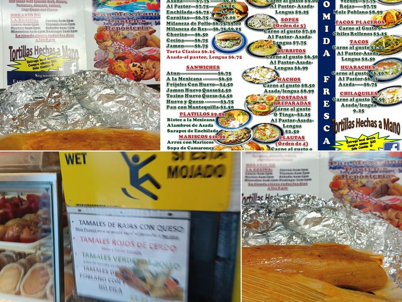 Mana Bakery Menu